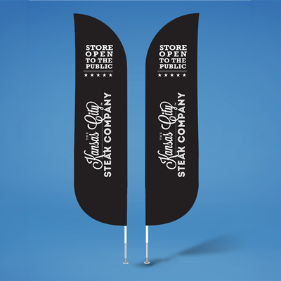 Feather Flag (X-Large) Double Sided